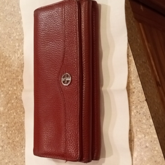 Giani Bernini Bags Vintage Giani Bernini Red Leather Wallet Poshmark